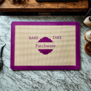 parchware baking mat on kitchen counter ready for baking